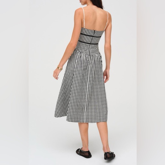 For Love & Lemons Black and White Gingham‎ Dress size small - Picture 2 of 11